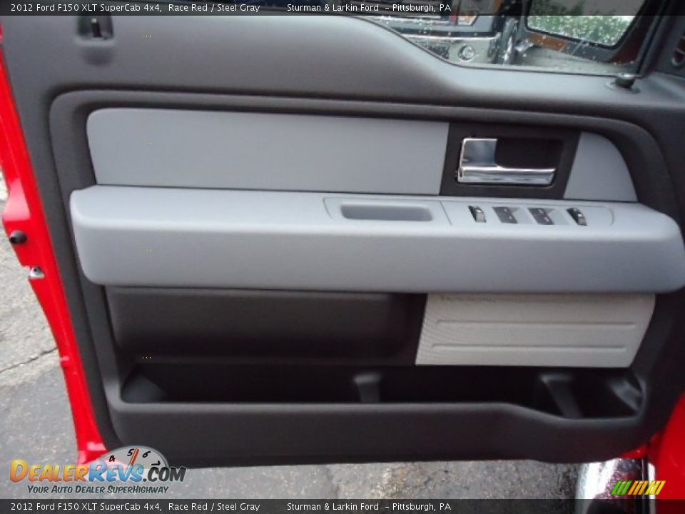 2012 Ford F150 XLT SuperCab 4x4 Race Red / Steel Gray Photo #11