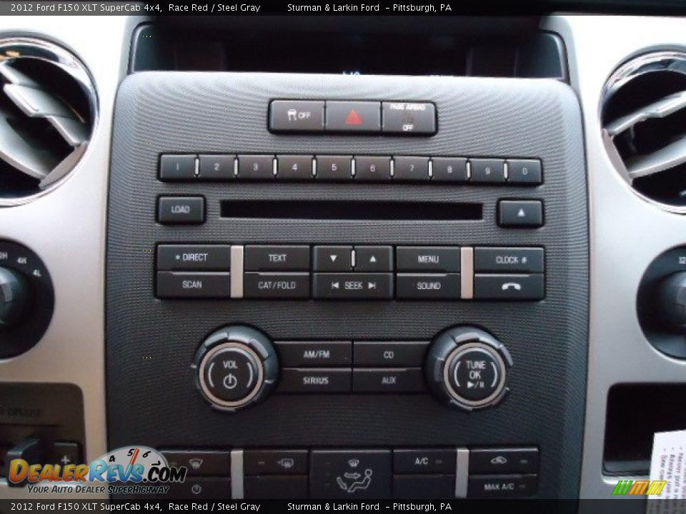 2012 Ford F150 XLT SuperCab 4x4 Race Red / Steel Gray Photo #14