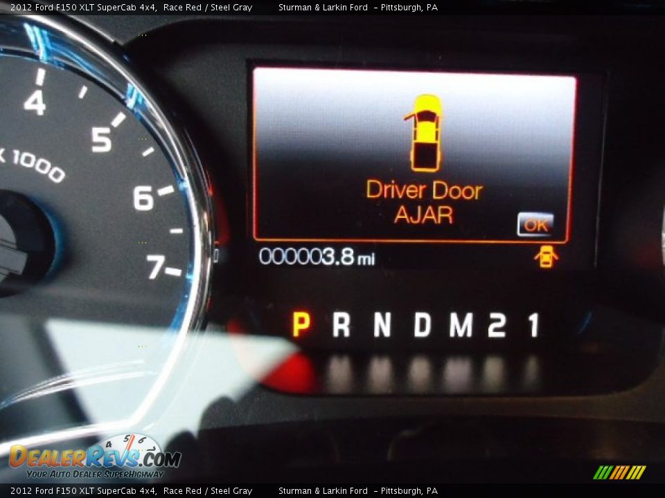 2012 Ford F150 XLT SuperCab 4x4 Race Red / Steel Gray Photo #15