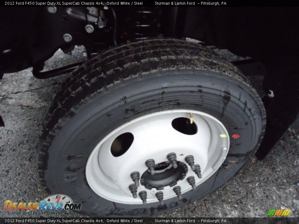 2012 Ford F450 Super Duty XL SuperCab Chassis 4x4 Oxford White / Steel Photo #7