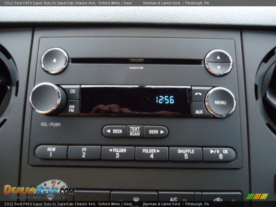 2012 Ford F450 Super Duty XL SuperCab Chassis 4x4 Oxford White / Steel Photo #14