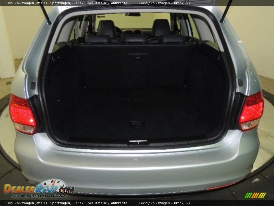 2009 Volkswagen Jetta TDI SportWagen Reflex Silver Metallic / Anthracite Photo #8