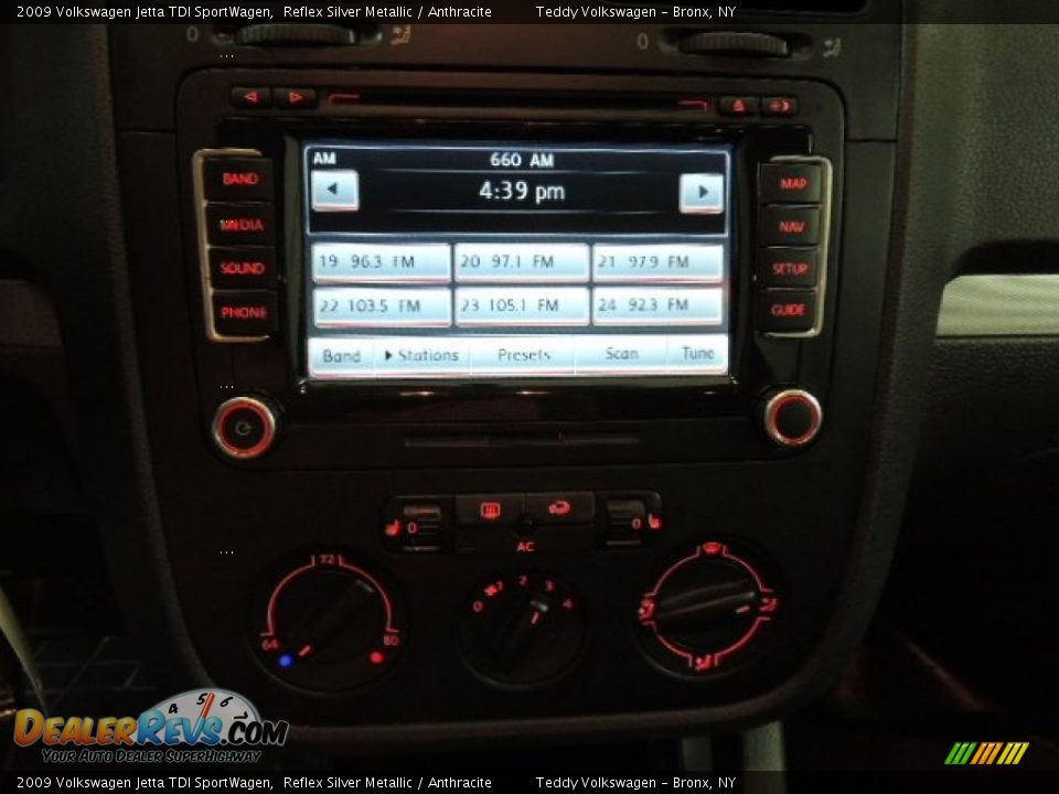 2009 Volkswagen Jetta TDI SportWagen Reflex Silver Metallic / Anthracite Photo #21