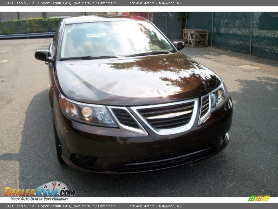 2011 Saab 9-3 2.0T Sport Sedan XWD Java Metallic / Parchment Photo #3