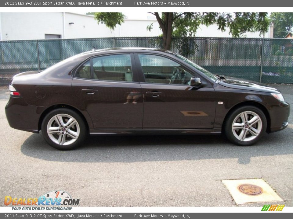 2011 Saab 9-3 2.0T Sport Sedan XWD Java Metallic / Parchment Photo #4
