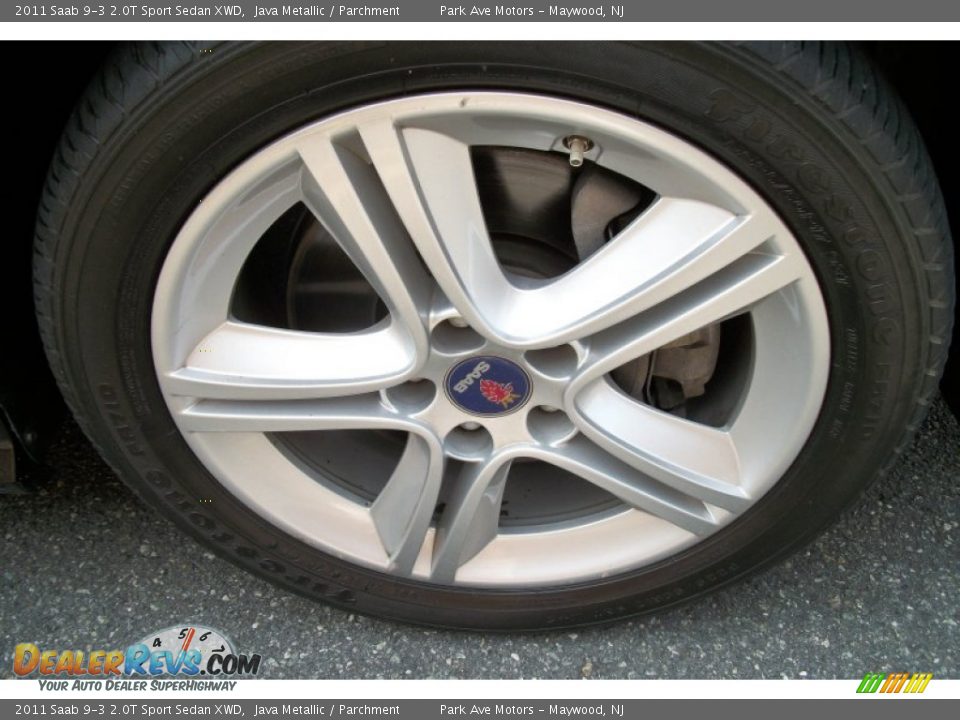 2011 Saab 9-3 2.0T Sport Sedan XWD Java Metallic / Parchment Photo #13