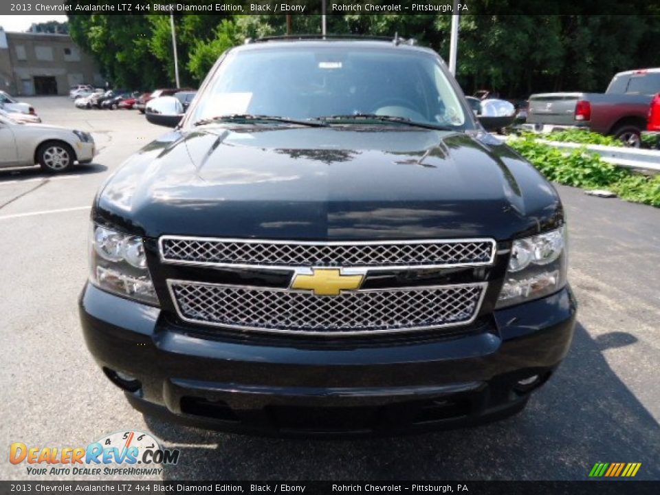 2013 Chevrolet Avalanche LTZ 4x4 Black Diamond Edition Black / Ebony Photo #7