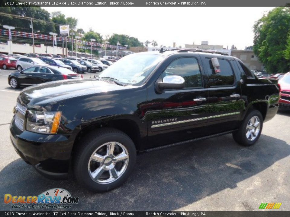 2013 Chevrolet Avalanche LTZ 4x4 Black Diamond Edition Black / Ebony Photo #8
