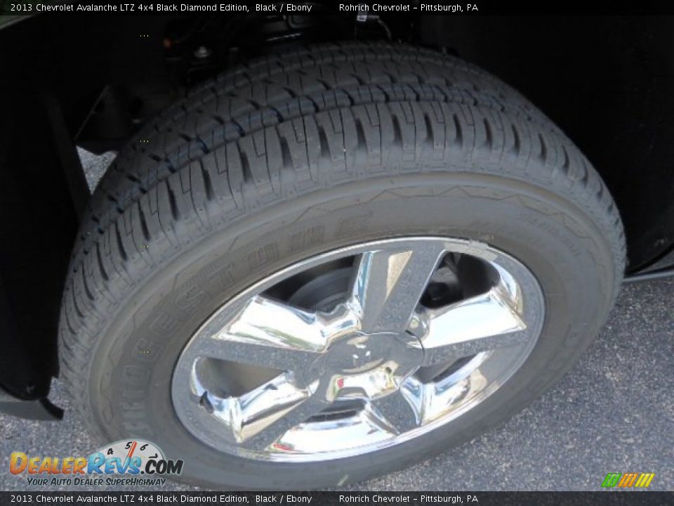 2013 Chevrolet Avalanche LTZ 4x4 Black Diamond Edition Black / Ebony Photo #9