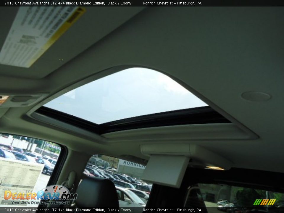 2013 Chevrolet Avalanche LTZ 4x4 Black Diamond Edition Black / Ebony Photo #16