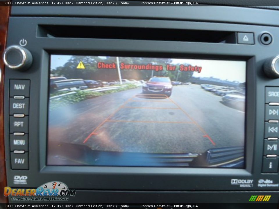 2013 Chevrolet Avalanche LTZ 4x4 Black Diamond Edition Black / Ebony Photo #18