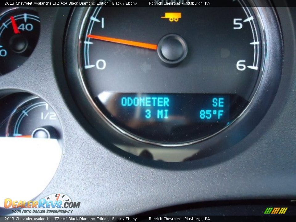 2013 Chevrolet Avalanche LTZ 4x4 Black Diamond Edition Black / Ebony Photo #20