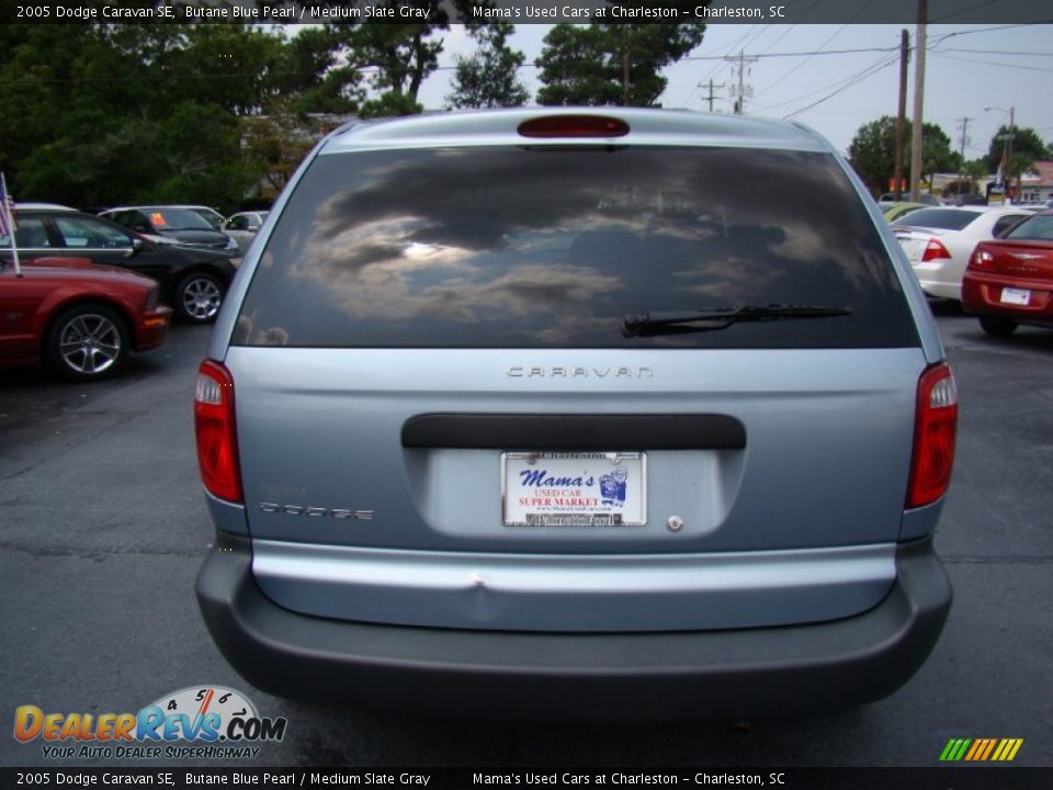 2005 Dodge Caravan SE Butane Blue Pearl / Medium Slate Gray Photo #7