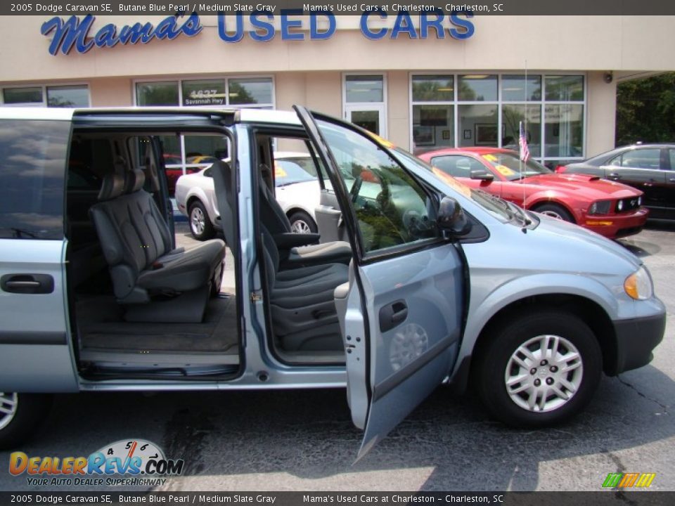 2005 Dodge Caravan SE Butane Blue Pearl / Medium Slate Gray Photo #14