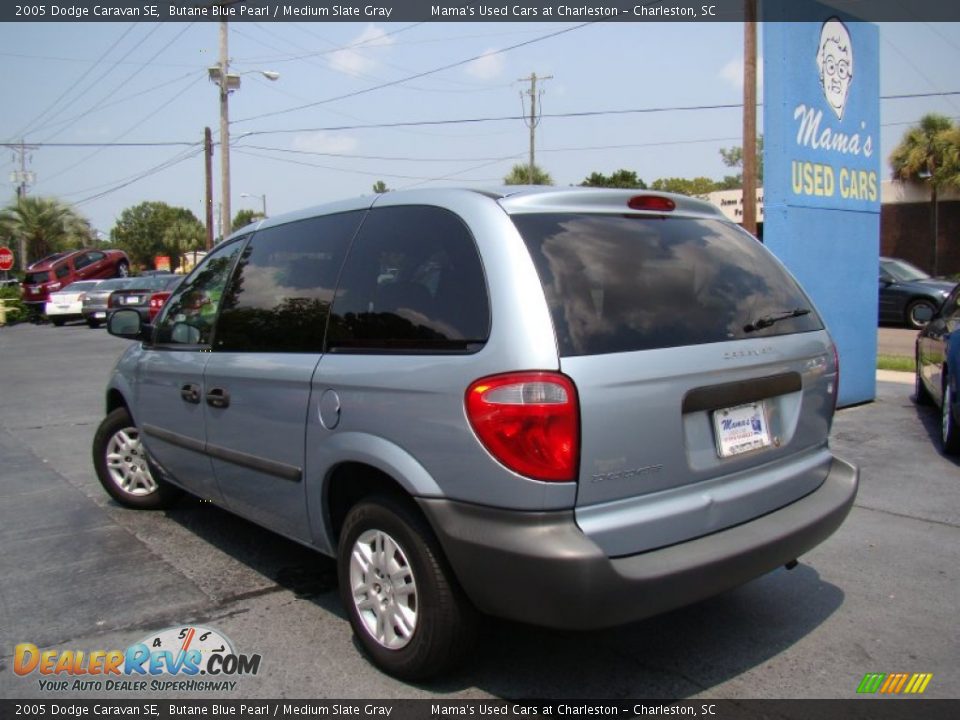 2005 Dodge Caravan SE Butane Blue Pearl / Medium Slate Gray Photo #26