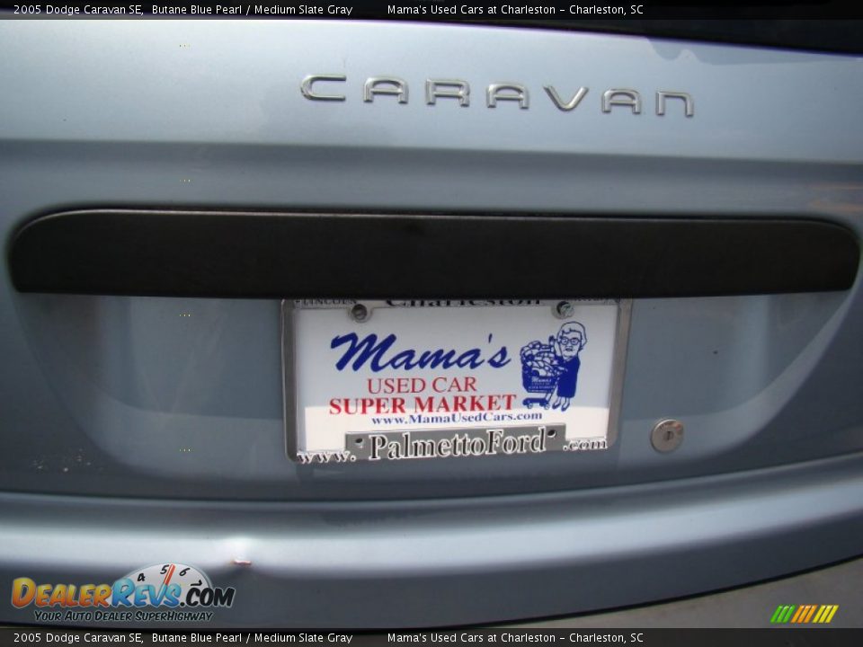 2005 Dodge Caravan SE Butane Blue Pearl / Medium Slate Gray Photo #28