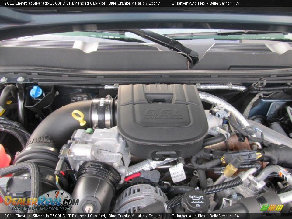 2011 Chevrolet Silverado 2500HD LT Extended Cab 4x4 6.6 Liter OHV 32-Valve Duramax Turbo-Diesel V8 Engine Photo #10