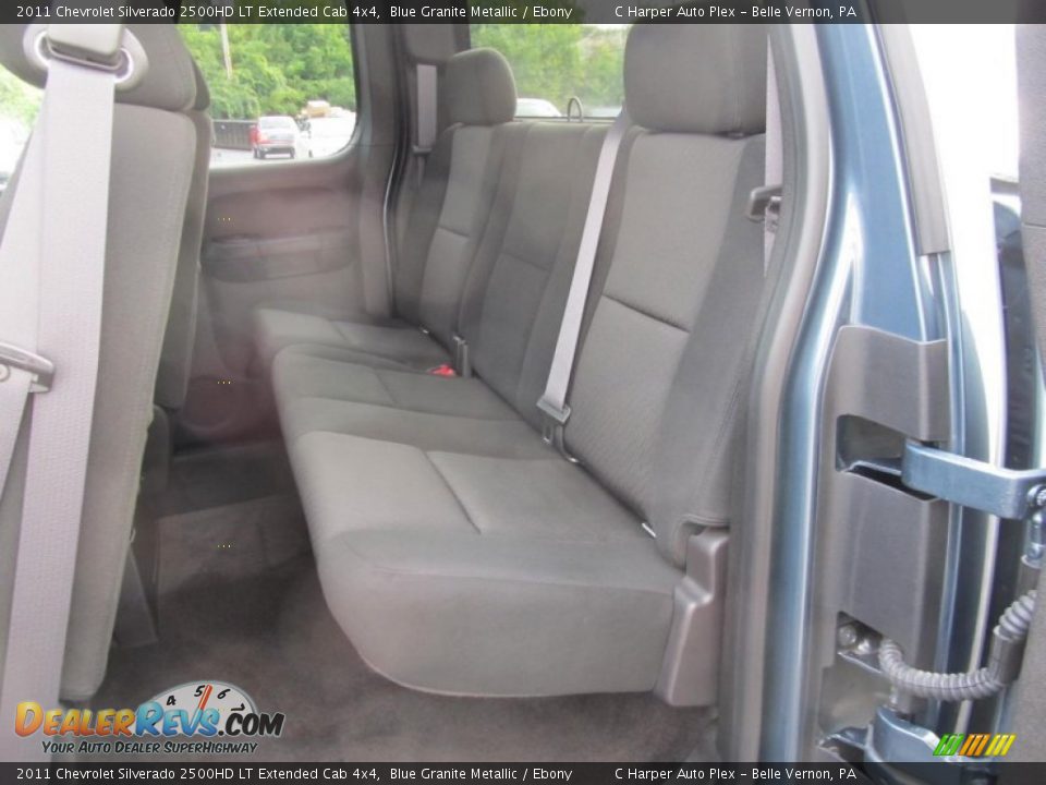 Rear Seat of 2011 Chevrolet Silverado 2500HD LT Extended Cab 4x4 Photo #13