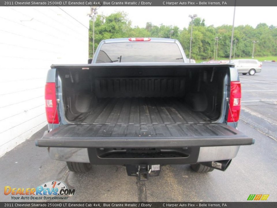 2011 Chevrolet Silverado 2500HD LT Extended Cab 4x4 Blue Granite Metallic / Ebony Photo #21