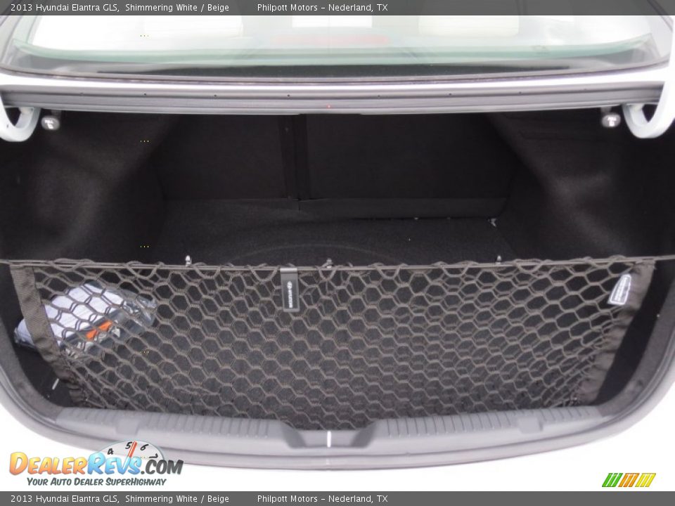 2013 Hyundai Elantra GLS Shimmering White / Beige Photo #19