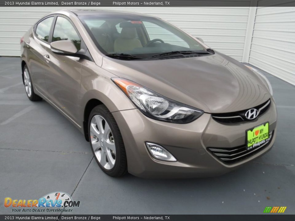 2013 Hyundai Elantra Limited Desert Bronze / Beige Photo #1