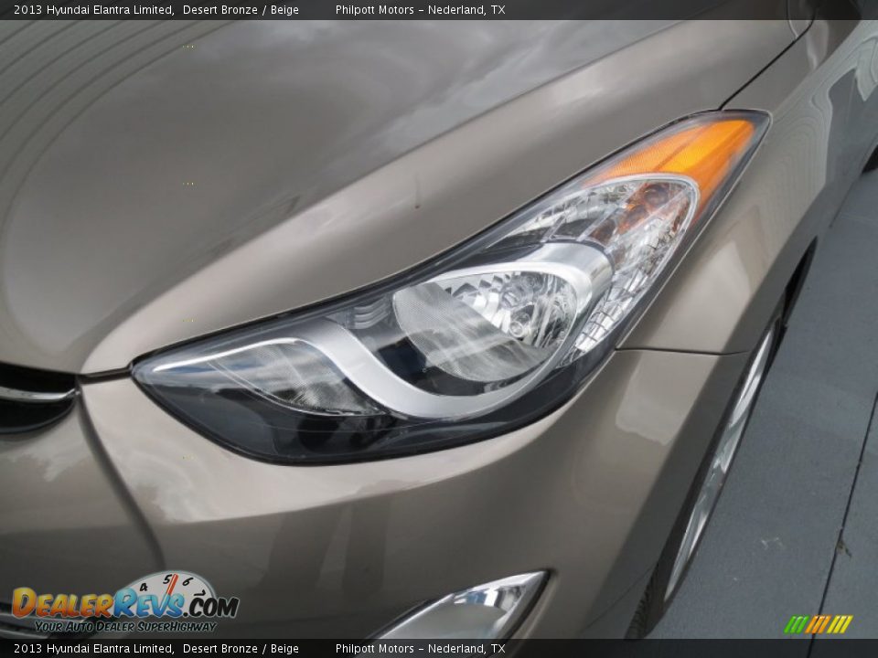 2013 Hyundai Elantra Limited Desert Bronze / Beige Photo #8