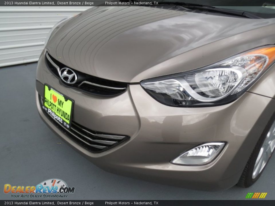 2013 Hyundai Elantra Limited Desert Bronze / Beige Photo #9