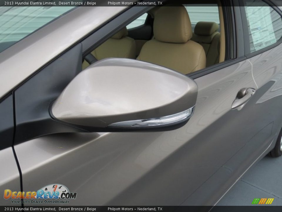 2013 Hyundai Elantra Limited Desert Bronze / Beige Photo #11