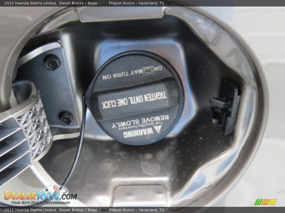 2013 Hyundai Elantra Limited Desert Bronze / Beige Photo #12