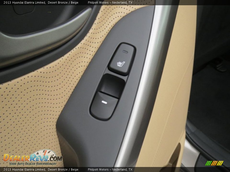 2013 Hyundai Elantra Limited Desert Bronze / Beige Photo #19
