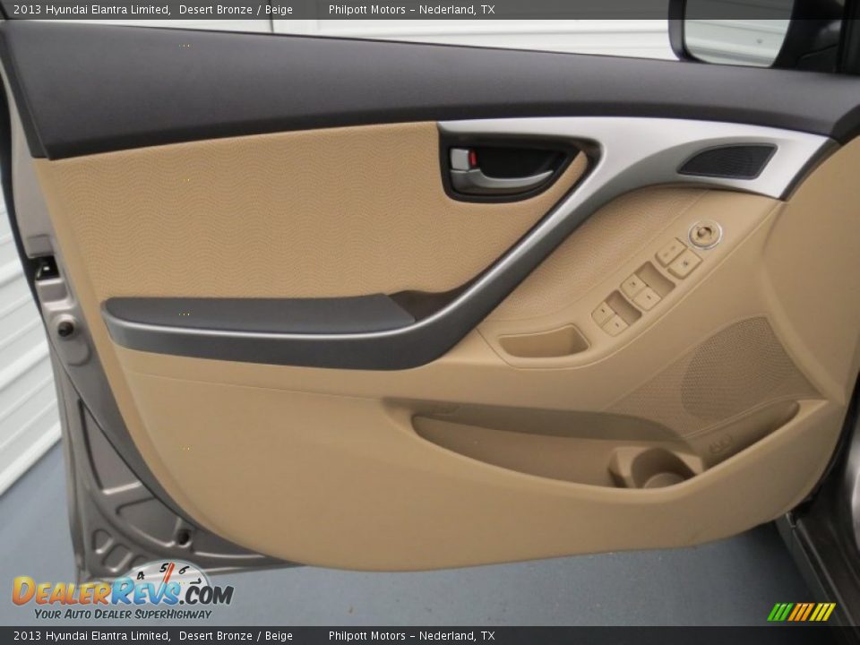 2013 Hyundai Elantra Limited Desert Bronze / Beige Photo #21