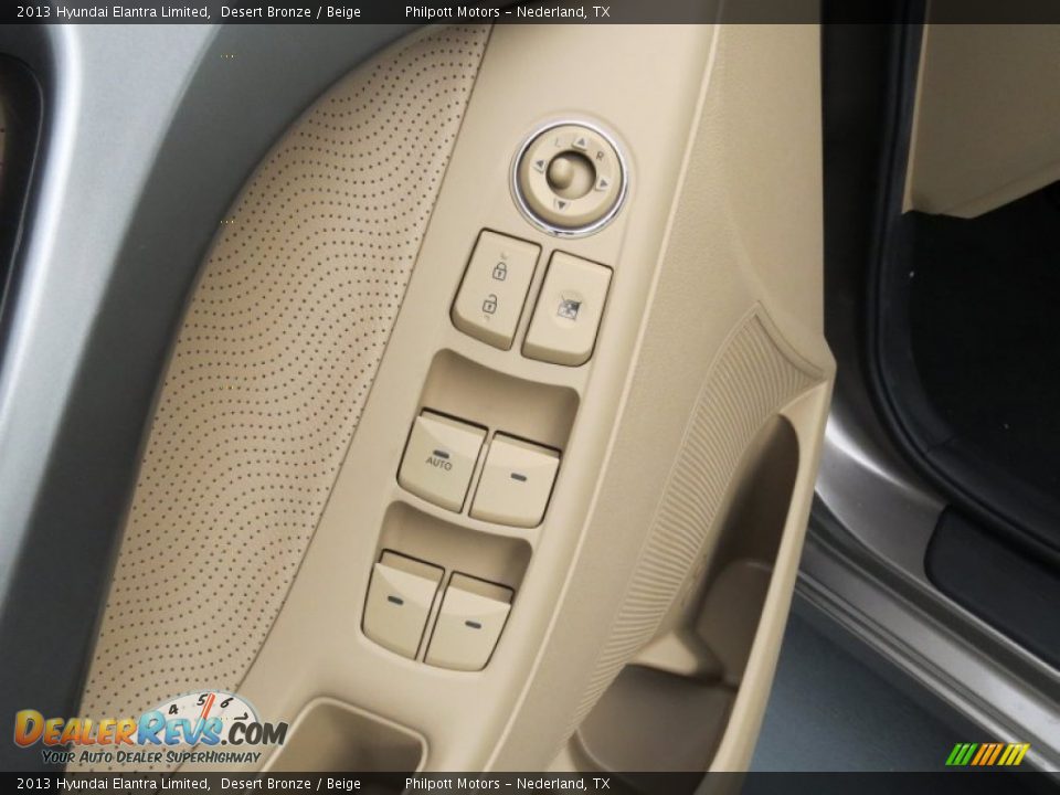 2013 Hyundai Elantra Limited Desert Bronze / Beige Photo #22