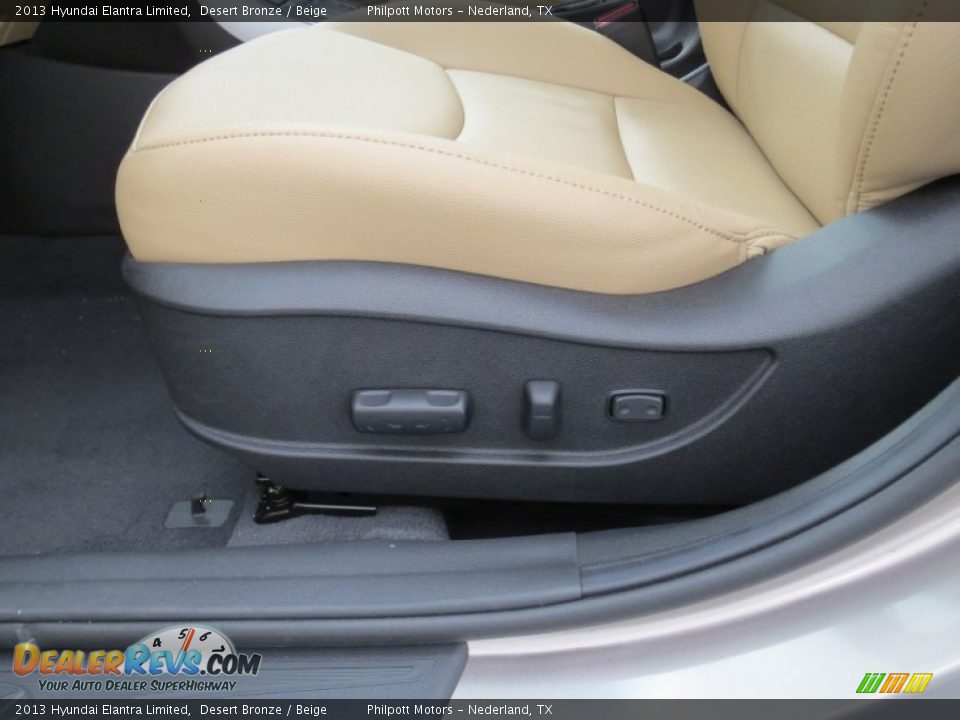 2013 Hyundai Elantra Limited Desert Bronze / Beige Photo #24