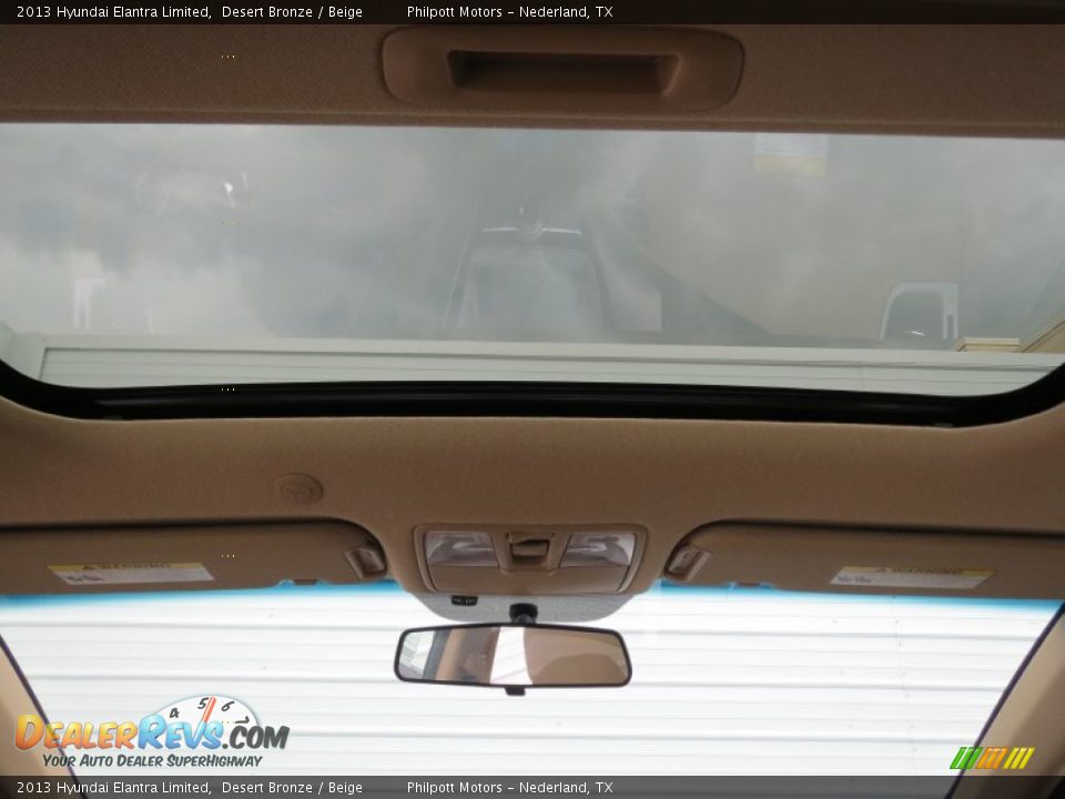 2013 Hyundai Elantra Limited Desert Bronze / Beige Photo #25