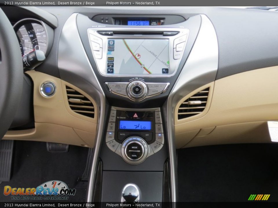 Controls of 2013 Hyundai Elantra Limited Photo #27
