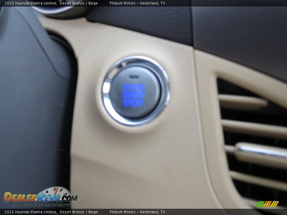2013 Hyundai Elantra Limited Desert Bronze / Beige Photo #31