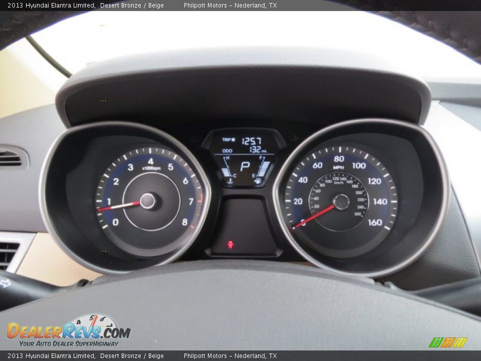 2013 Hyundai Elantra Limited Gauges Photo #33