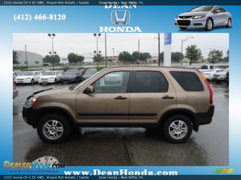 2003 Honda CR-V EX 4WD Mojave Mist Metallic / Saddle Photo #1