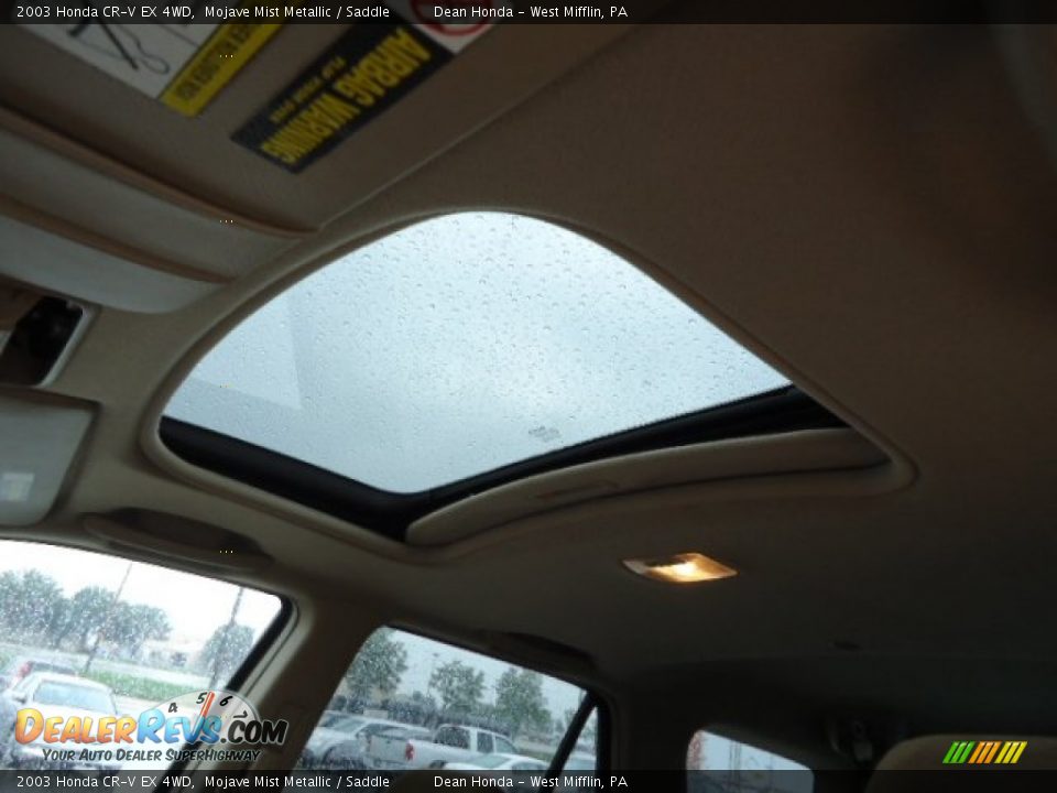 2003 Honda CR-V EX 4WD Mojave Mist Metallic / Saddle Photo #15