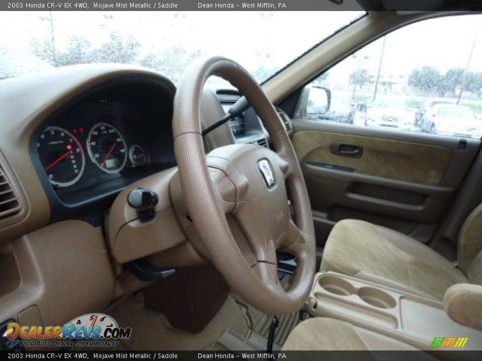 2003 Honda CR-V EX 4WD Mojave Mist Metallic / Saddle Photo #16