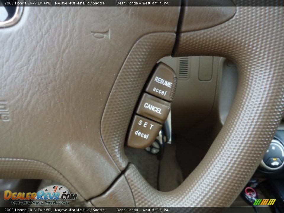 2003 Honda CR-V EX 4WD Mojave Mist Metallic / Saddle Photo #18