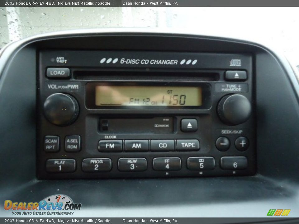 Audio System of 2003 Honda CR-V EX 4WD Photo #19