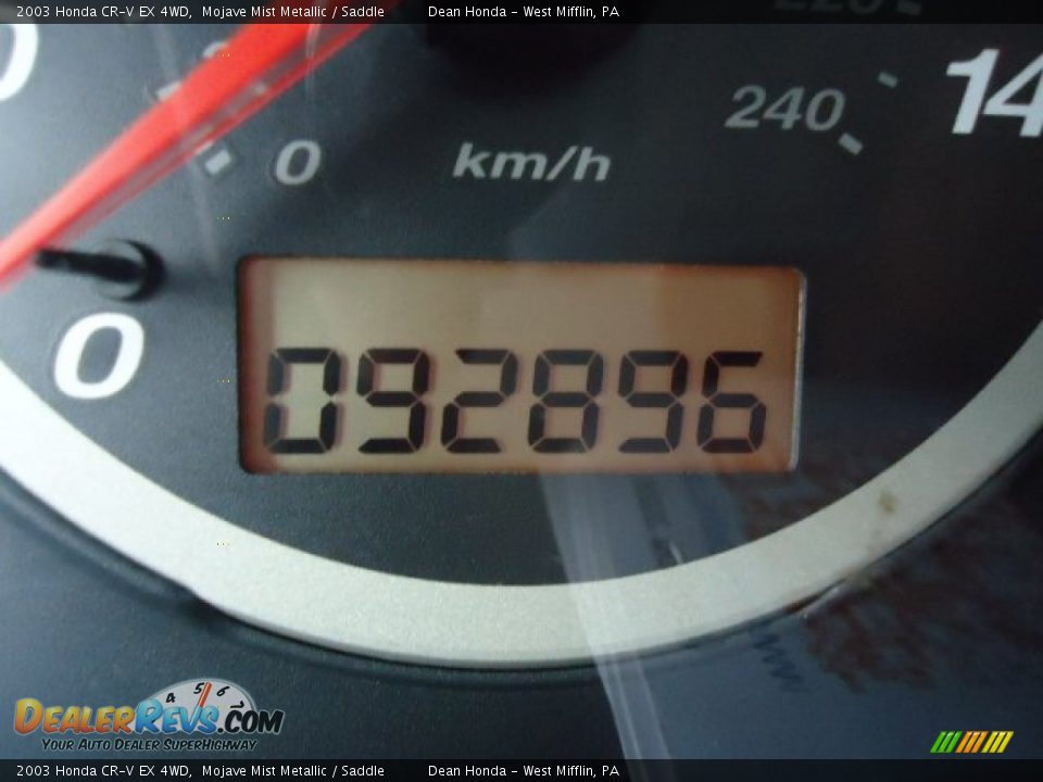 2003 Honda CR-V EX 4WD Mojave Mist Metallic / Saddle Photo #20