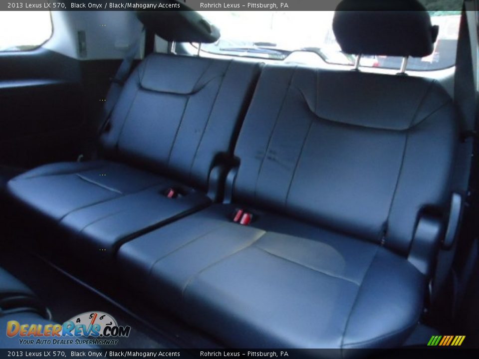 2013 Lexus LX 570 Black Onyx / Black/Mahogany Accents Photo #11