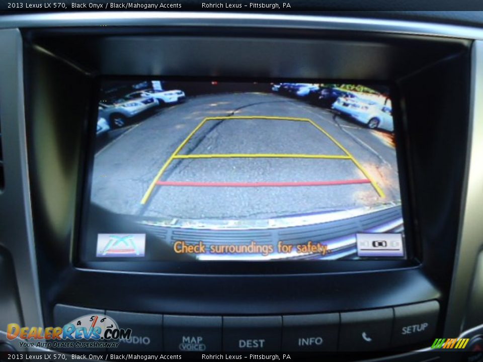 2013 Lexus LX 570 Black Onyx / Black/Mahogany Accents Photo #18