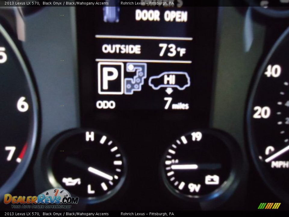 2013 Lexus LX 570 Black Onyx / Black/Mahogany Accents Photo #20