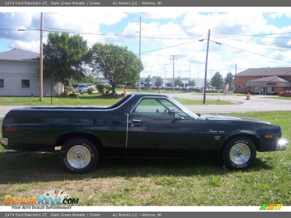 Dark Green Metallic 1974 Ford Ranchero GT Photo #6