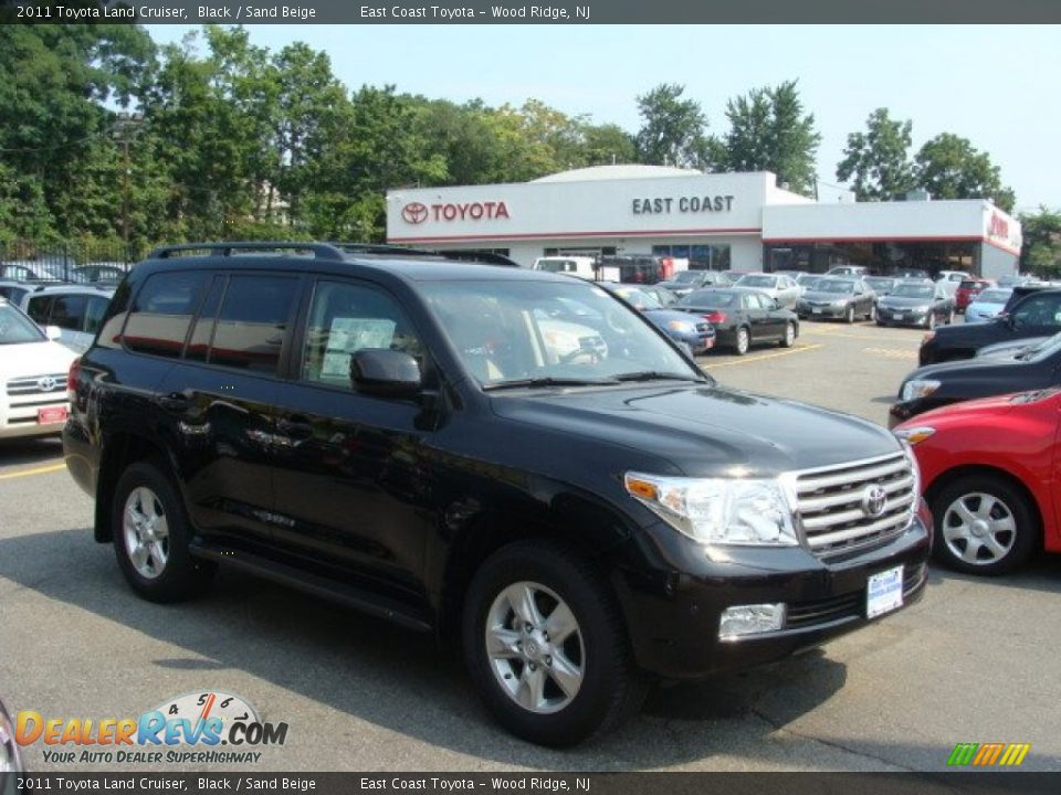 2011 Toyota Land Cruiser Black / Sand Beige Photo #1