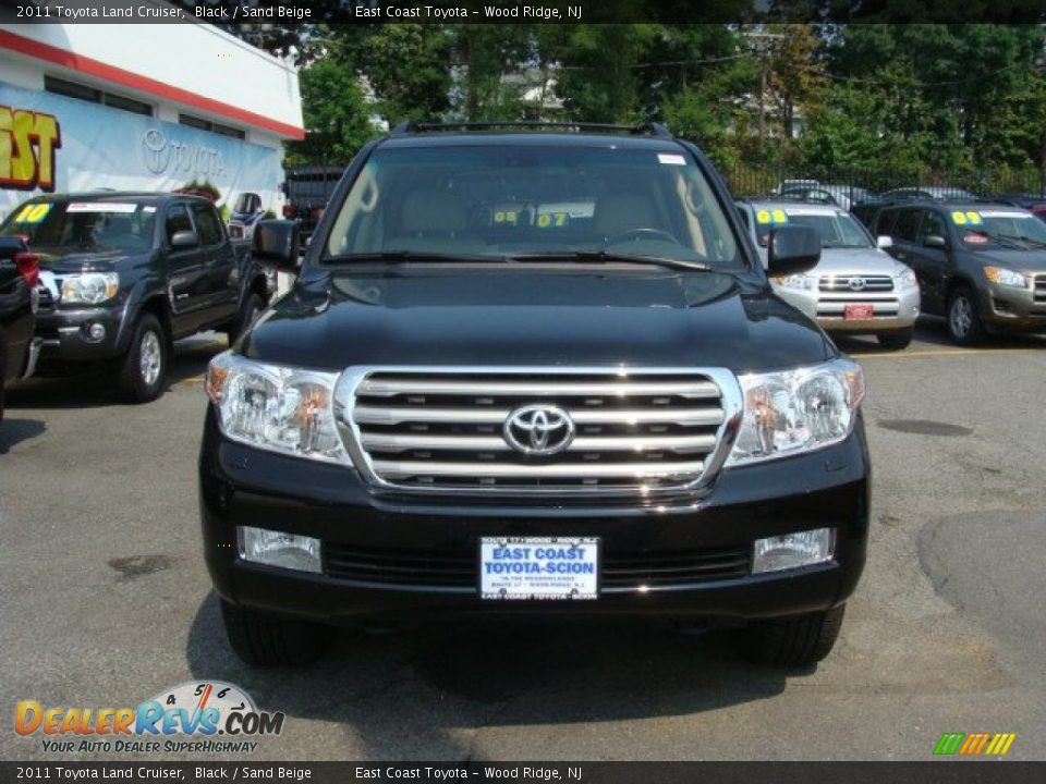 2011 Toyota Land Cruiser Black / Sand Beige Photo #2