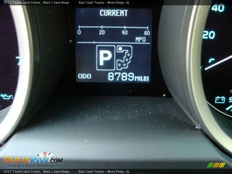 2011 Toyota Land Cruiser Black / Sand Beige Photo #10
